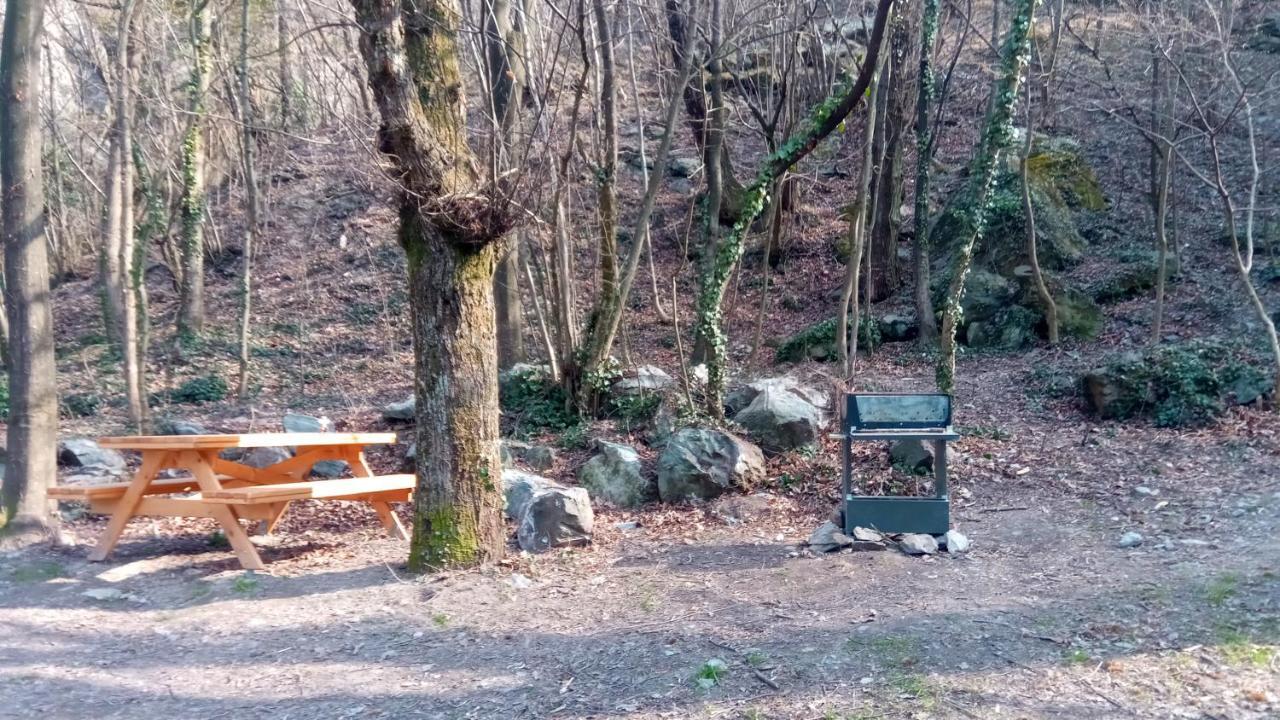 Vila Casa Del Rustico, Indipendente Vista Sacra Con Dipinto Caprie Exteriér fotografie